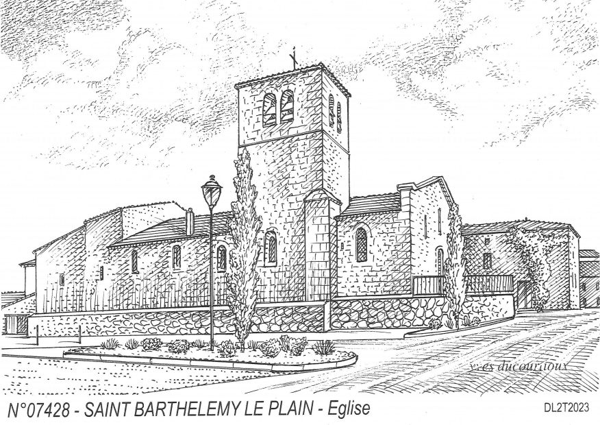 N 07428 - ST BARTHELEMY LE PLAIN - église
